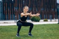 Air squats. (Image credits: Freepik)